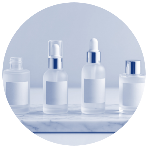 Logotipo Frasco Cosm&eacute;tica